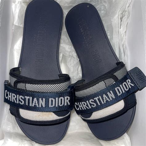 dior slides white|christian dior slides for women.